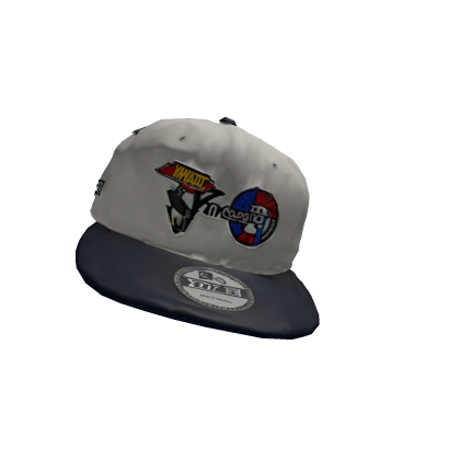 White New Era Cap Fitted Roblox item