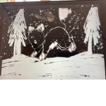 Alaskan art foxes