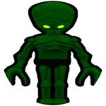 Defeated Mars Alien!