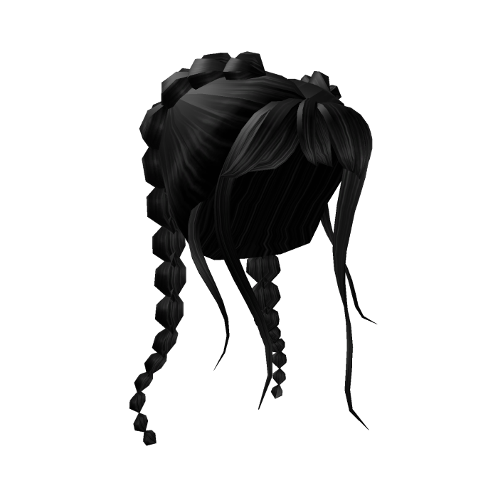 Bow Braids & Wispy Bangs