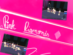 Pink diamonds cheer team