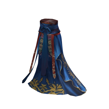 Celestial Hanfu Skirt-Blue