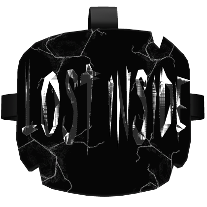 Animated lost inside mask white Roblox item