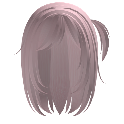♡ sweet mini side ponytail pink hair Roblox item