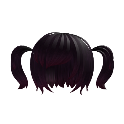  ·༻𐫱༺· bubble bob w short twintails [purple] Roblox item
