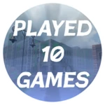 Played 10 Games Roblox badge thumbnail