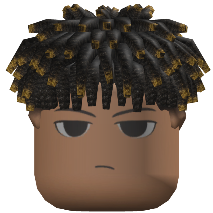 Short Curly Twists Hair (Black/Yellow)
