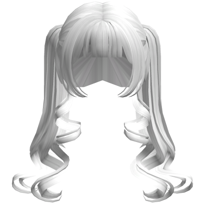 Anime School-Girl Twintails (White) Roblox item