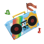 Rainbow Challenger's Boombox