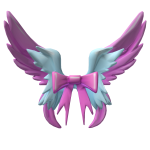 Cotton Candy Angel Wings