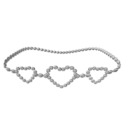 Y2K Diamond Heart Belt White (3.0) - Roblox