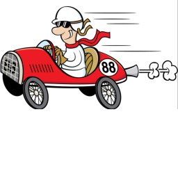 Black penguin racing