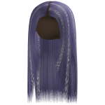 Buss Down Layered Bang [Lavender Cheetah Print]