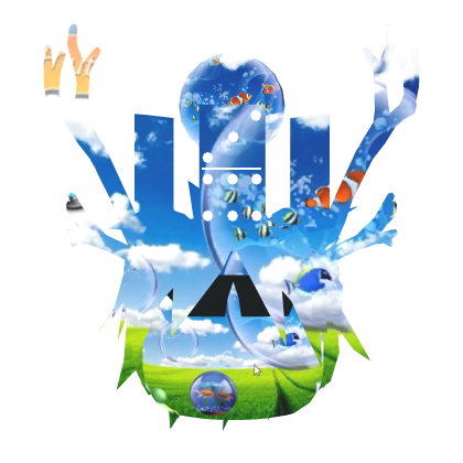 Frutiger Aero Paradise Domino Crown Roblox item