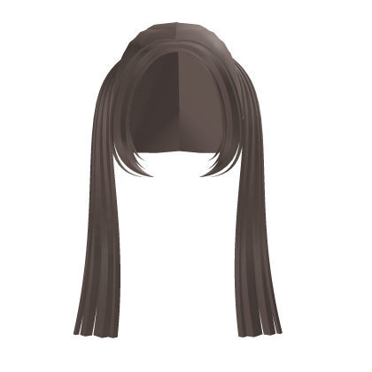 . ‿ ♡ dust brown long pretty egirl pigtails
