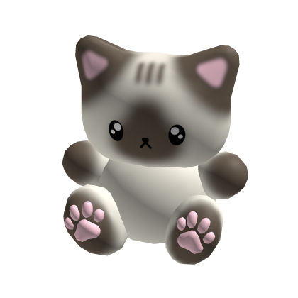 ♡ cute siamese kitty plushie (holdable)