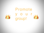 Promote Your Group