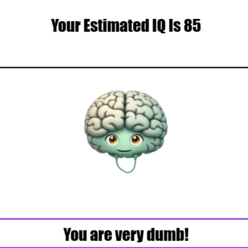 Real IQ Test On Roblox