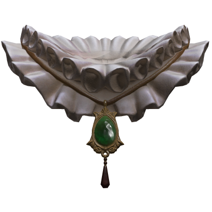 White Jester Neck Ruffle 1.0
