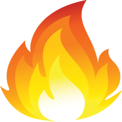Cartoon fire icon Roblox decal