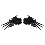 Goth Vampire Black Wings