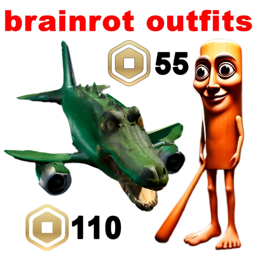 BRAINROT OUTFITS [🧠+100]