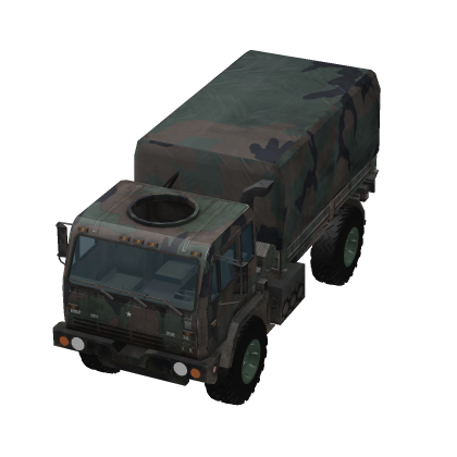 🌙 Army Truck Military Vehicle War Zone Base Ten