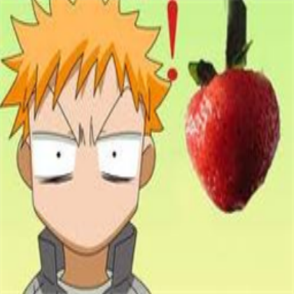 Funny Ichigo Decal!Strawberry! Roblox decal