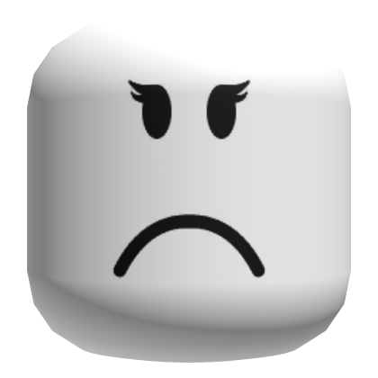 Classic Girl Sad Face Roblox item