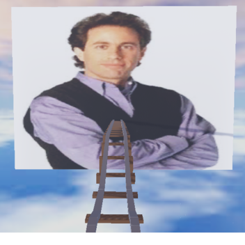 Ride a minecart into Jerry Seinfeld