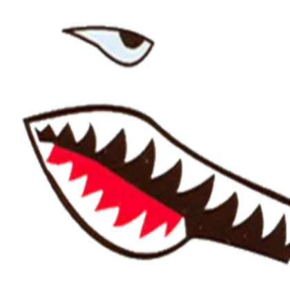 Shark face Roblox decal