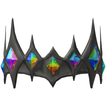 Sovereign Dark Rainbow Crown Roblox item