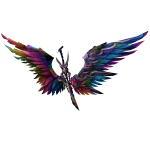 Rainbow Dark wings