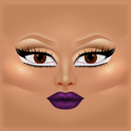 Purple Lipstick Roblox decal