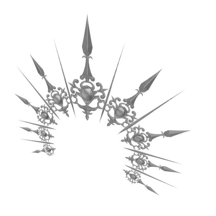 GLOWING Goth Crown Halo