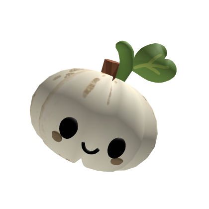 Happy Little White Freckled Pumpkin Sprout Buddy