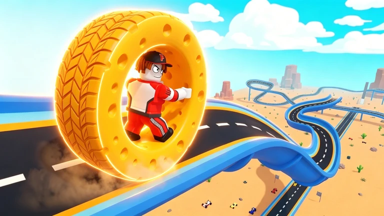 Ride tire slide down | Jogue na Roblox