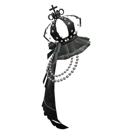 Obsidian Mourning Headdress Roblox item