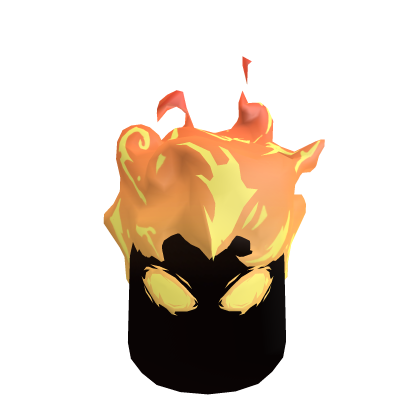 Glowing Fire God Head [EMISSIVE] Roblox item