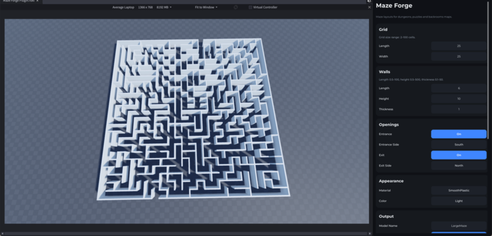 Maze Forge - Procedural Maze Builder preview 2