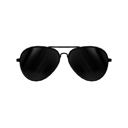 Stylish Black Noir Aviators