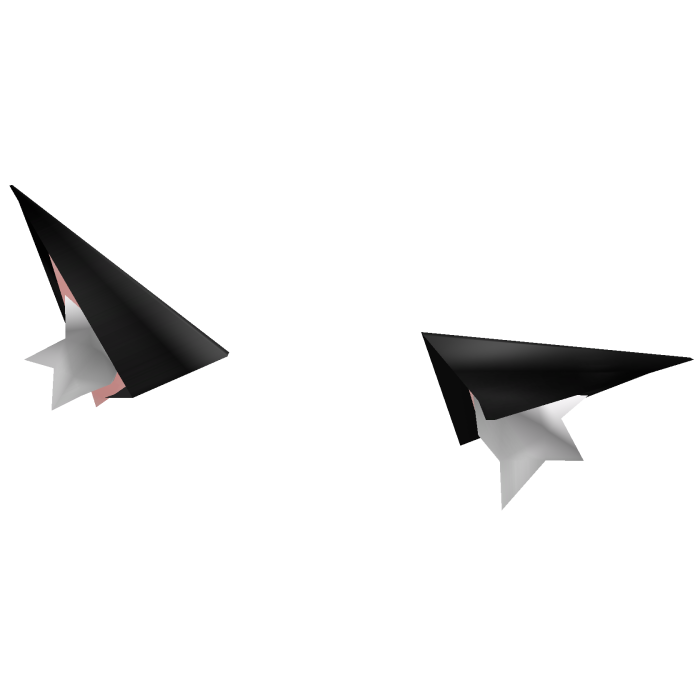 low poly curious kitty ears