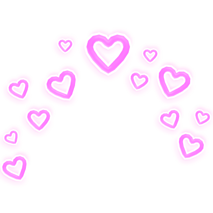 Floating Cute Kawaii Hearts Pink [EMISSIVE GLOW] Roblox item