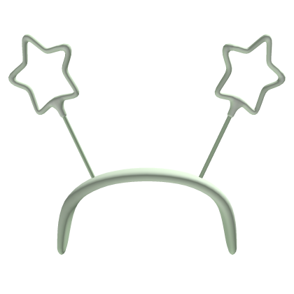 cutesy pastel green diwali headband addon