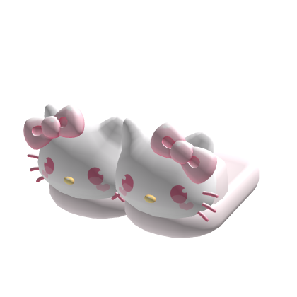 ♡ kitty pink slippers