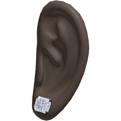 Diamond Stud Earrings Ears