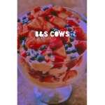 Blueberry and strawberry cows