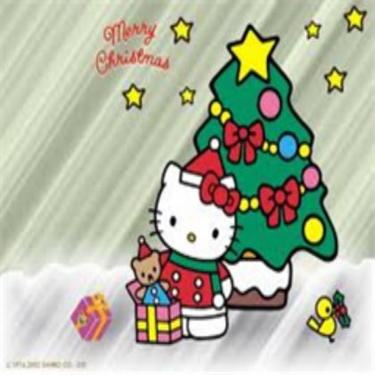 Hello Kitty : Merry Christmas! Roblox decal
