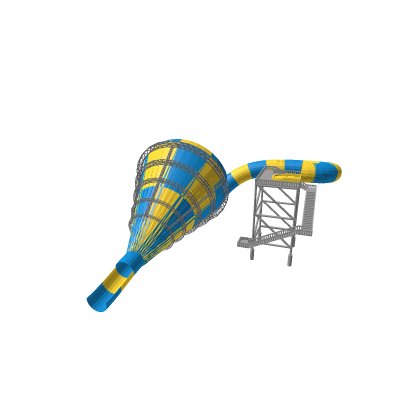 TORNADO Water Slide (Six Flags) ORIGINAL MODEL