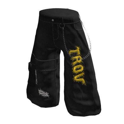Black and Yellow Jorts